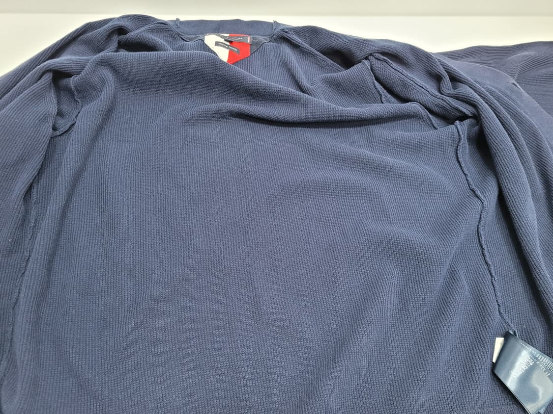 TOMMY HILFIGER 타미힐피거 브이넥 가디건 / 남 L 네이비
 상품이미지7