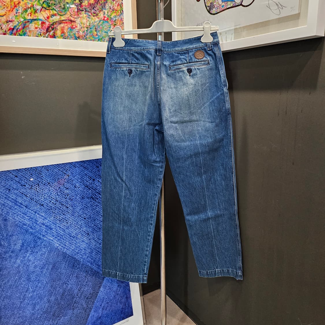 구찌 인터로킹 패치로고 GG 데님 팬츠 상품이미지4