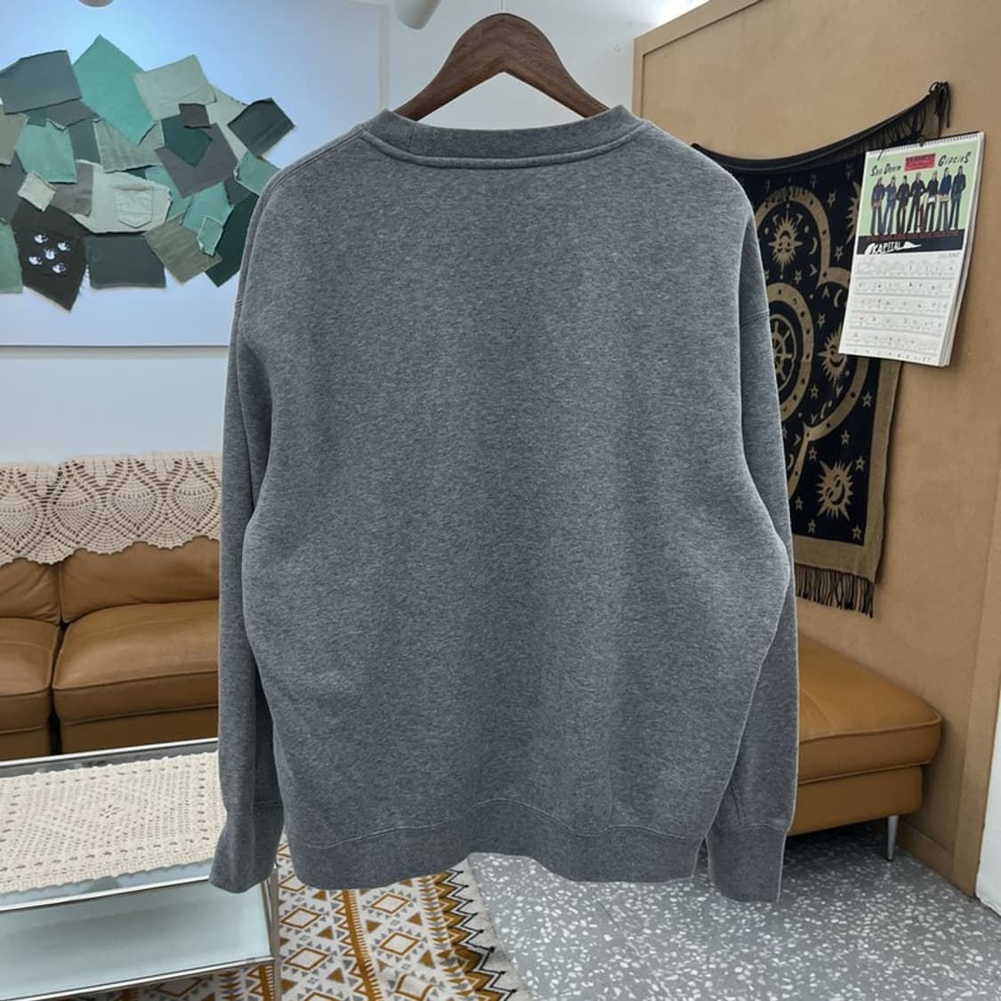 나이키 NSW 스트릿 키치 빅로고 오버핏 맨투맨 M C11066 상품이미지4