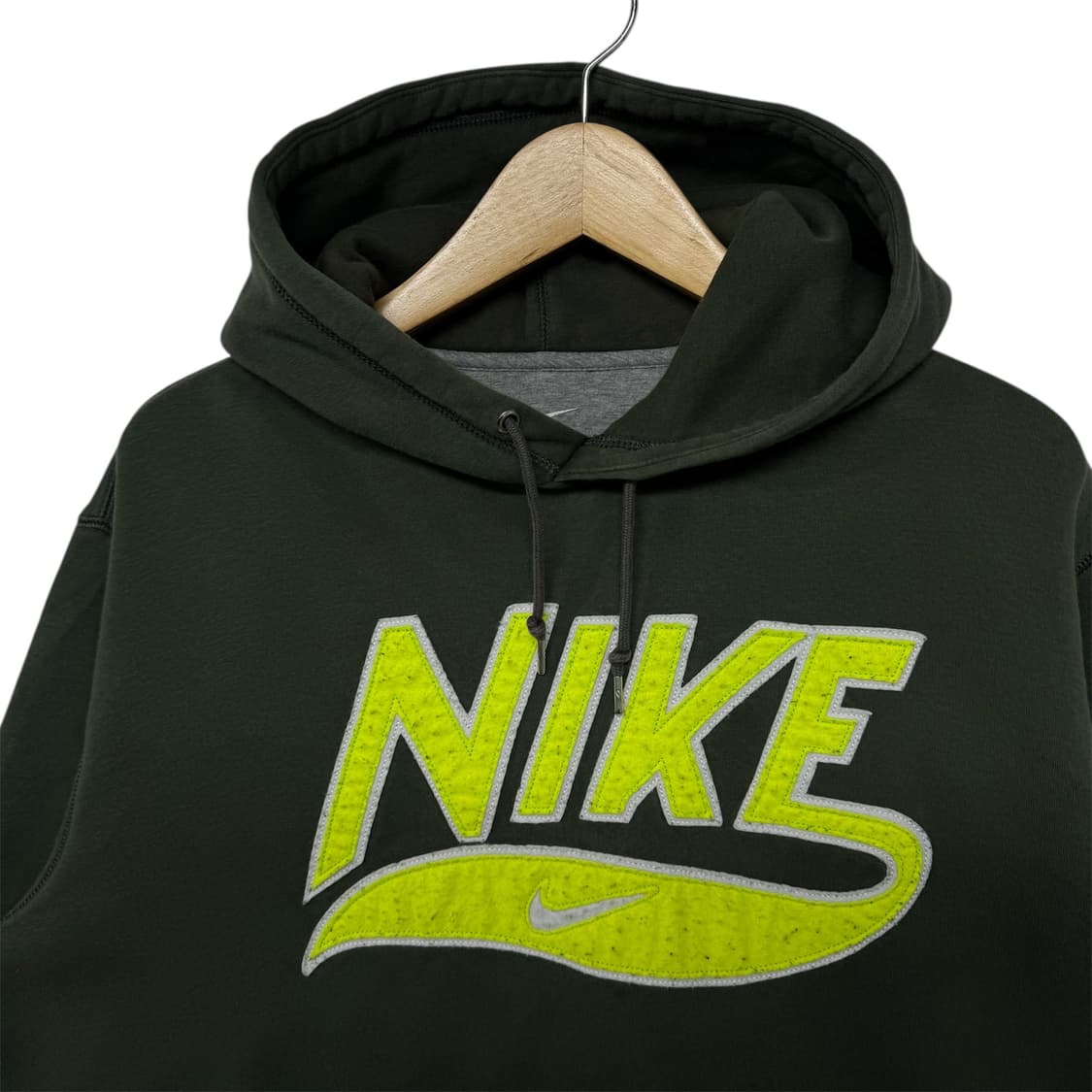 나이키 빅로고 후드티 카키 상품이미지2