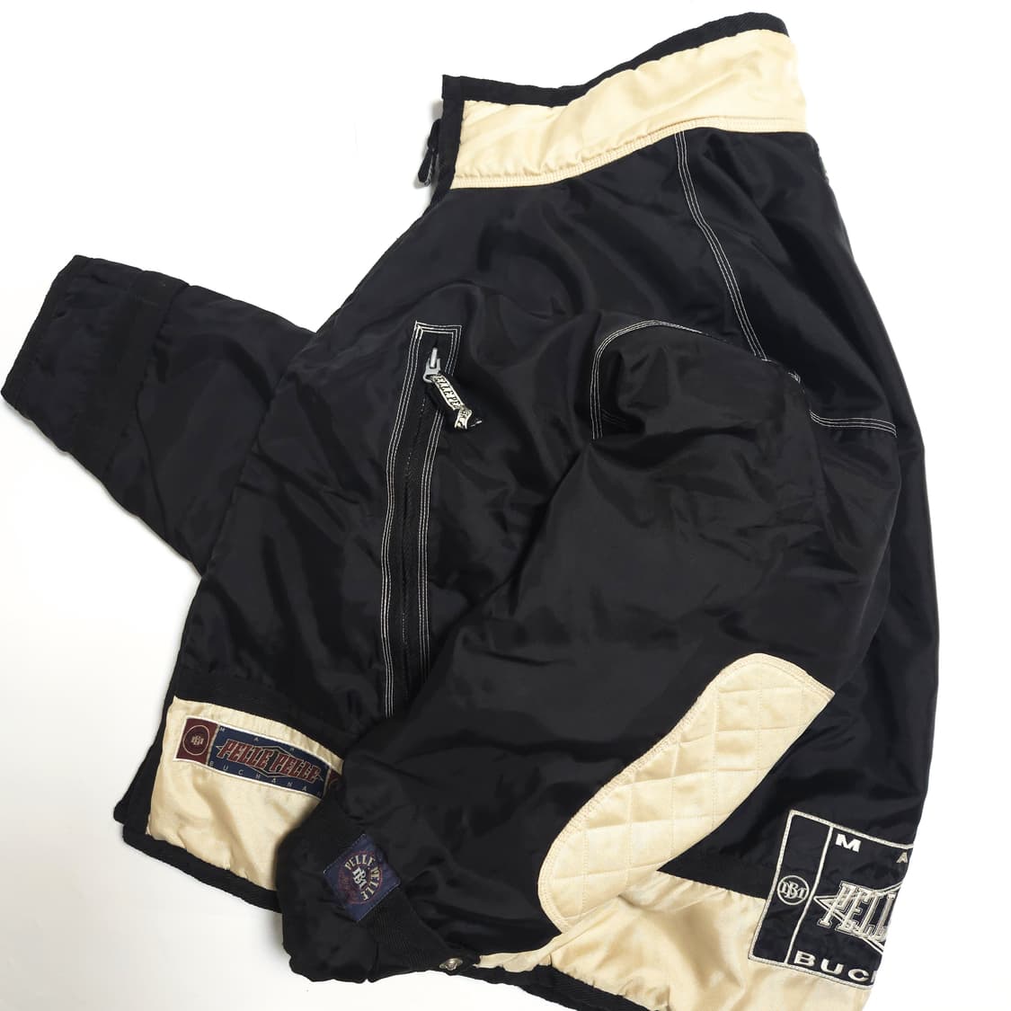 90s 펠레펠레 올드스쿨 스트릿 투톤 패디드 점퍼 자켓 상품이미지6