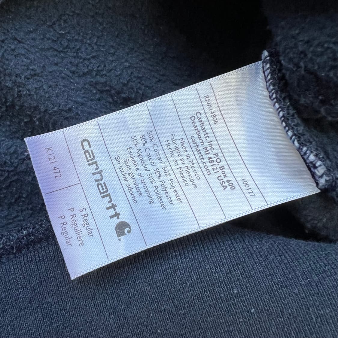 S) 칼하트 후드티 후드티셔츠 아메카지 워크웨어 상품이미지5