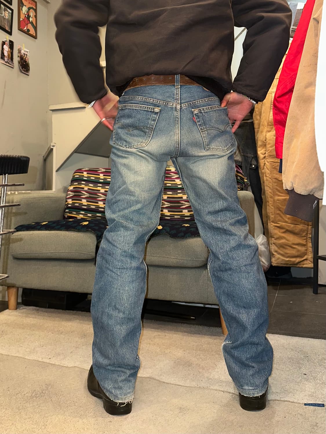 90’s Levi’s 501 552 USA denim pants 상품이미지2