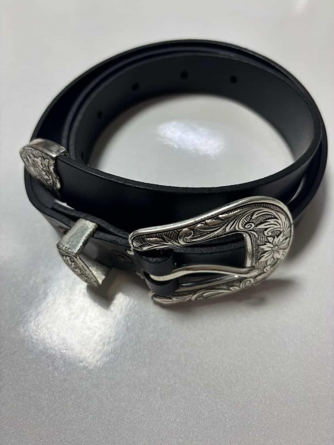 toga 스타일 핸드메이드 가죽벨트 상품이미지2