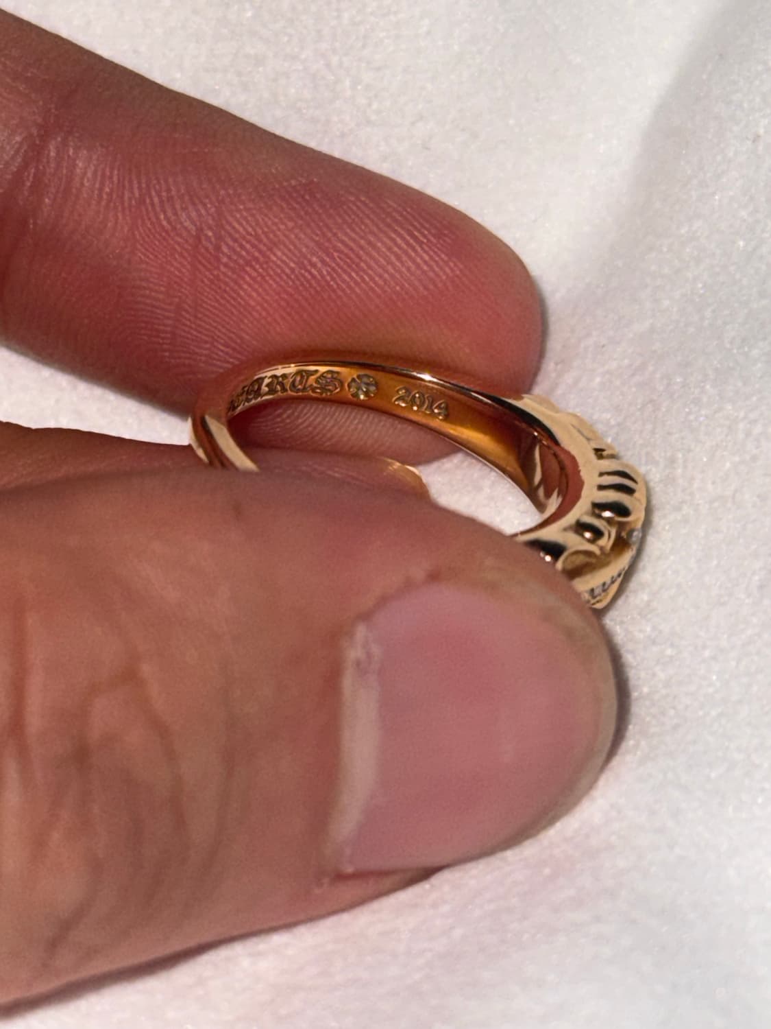 크롬하츠 22k 베이비플로랄 다이아 us6.5 오리지널 상품이미지4