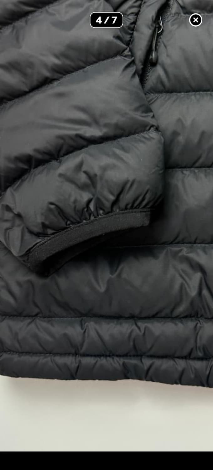 정품.단톤 여성 경량 패딩 검정 M사이즈 상품이미지5