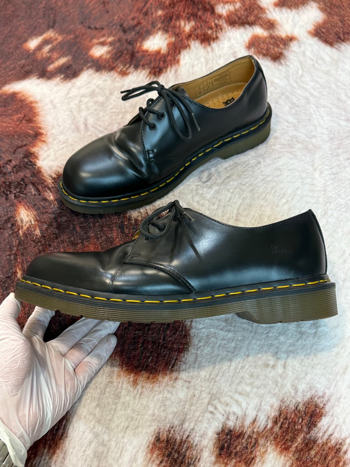 Dr. Martens 닥터마틴 3홀 1461 블랙 42사이즈 (270) 상품이미지2