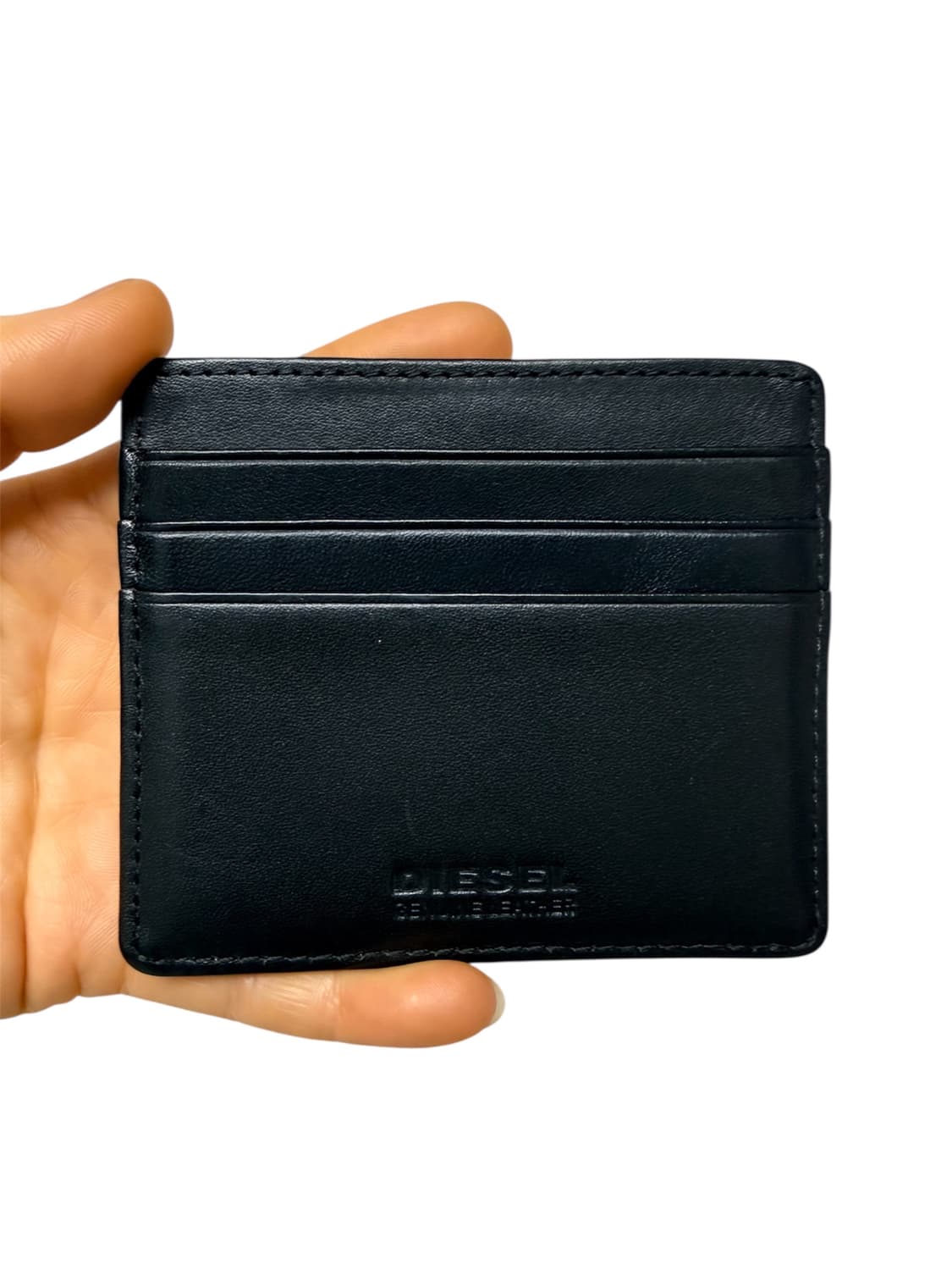 디젤 카모플라쥬 포인트 블랙 레더 카드지갑 상품이미지2