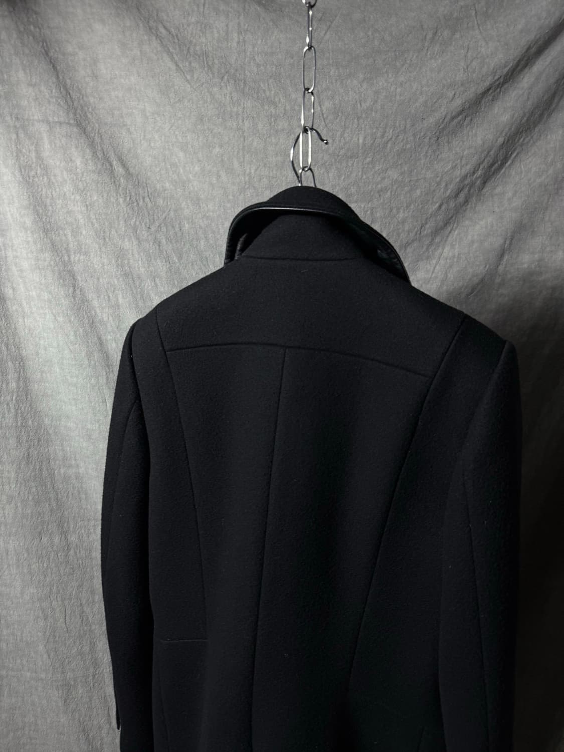 SYSTEM Asymmetric High-Neck Wool Coat  상품이미지7