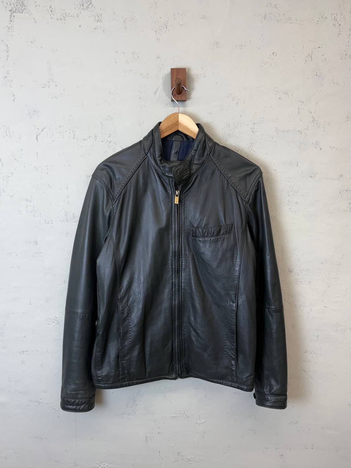 마시모두띠 양가죽 자켓 다크 그린 상품이미지1