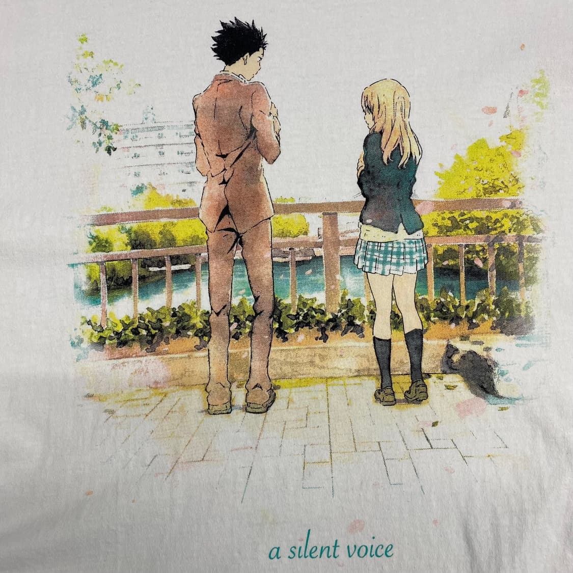 목소리의형태 부틀렉 애니메이션 티셔츠 상품이미지4