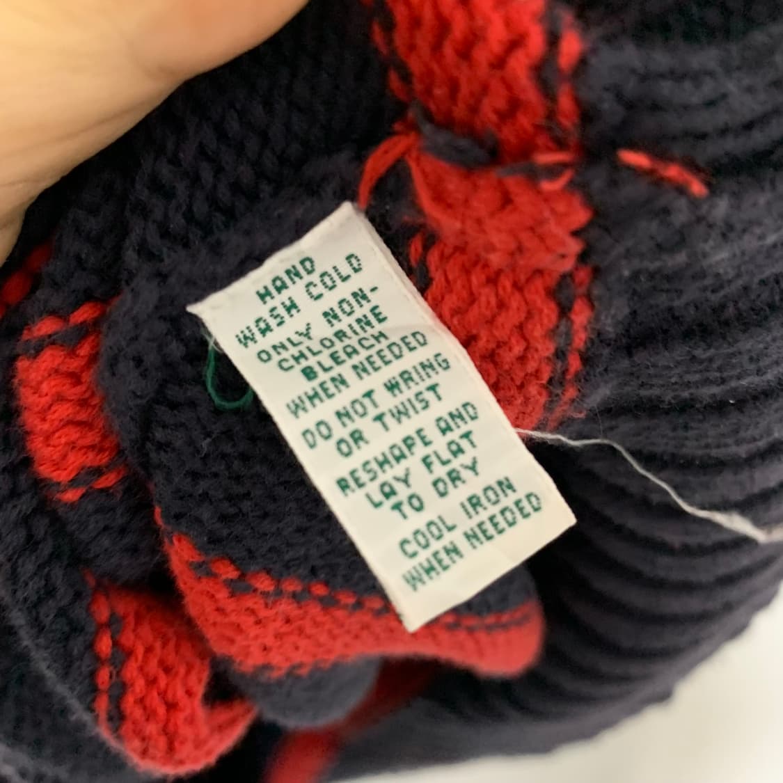 로렌랄프로렌 스트라이프 니트 빈티지 스웨터 루즈핏 XL 상품이미지3