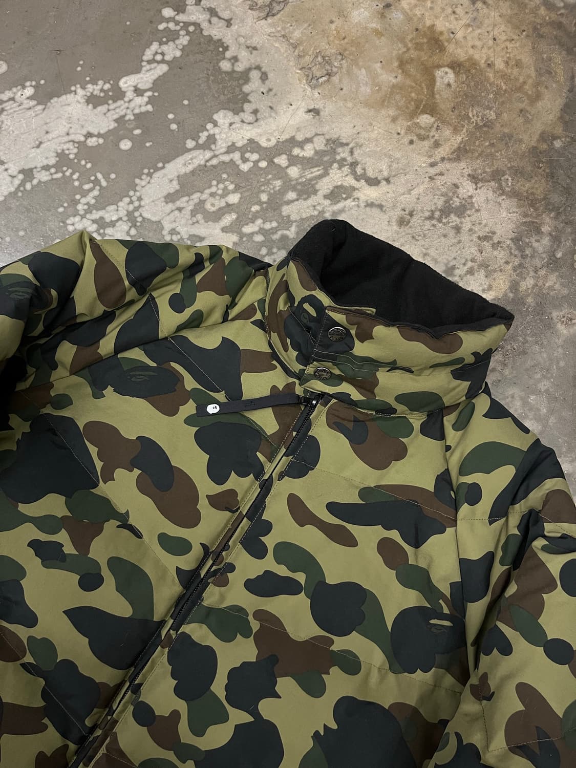 베이프 릴렉스핏 카모 패딩 M  상품이미지2