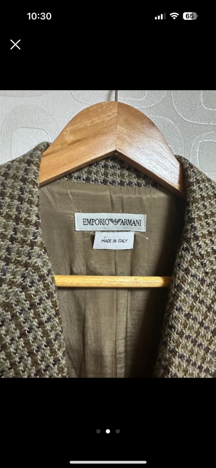 [38] 아르마니 체크자켓 빈티지 상품이미지2