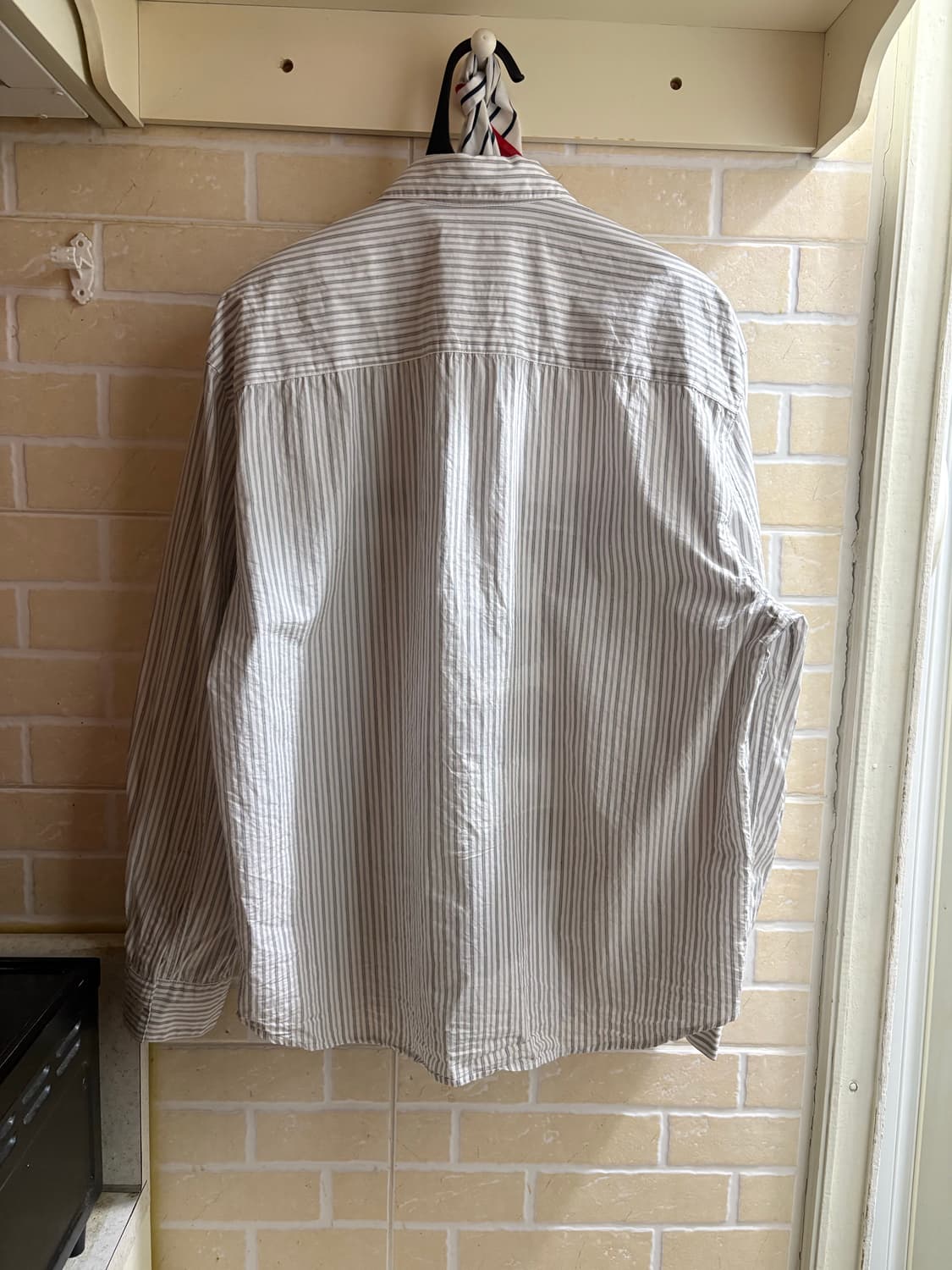 엘무드 - 베르토 코튼 셔츠 화이트 스트라이프 (48사이즈) 상품이미지8