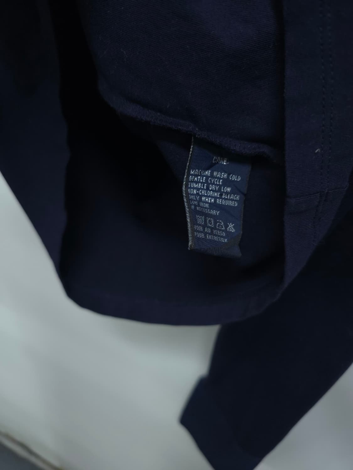 폴로랄프로렌 노치넥라인 네이비 긴팔 티셔츠 L 상품이미지8