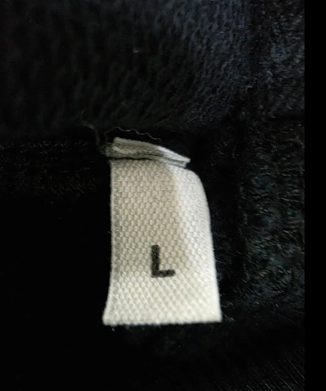 아미 AMI 스몰 하트 블랙 맨투맨 L 상품이미지5