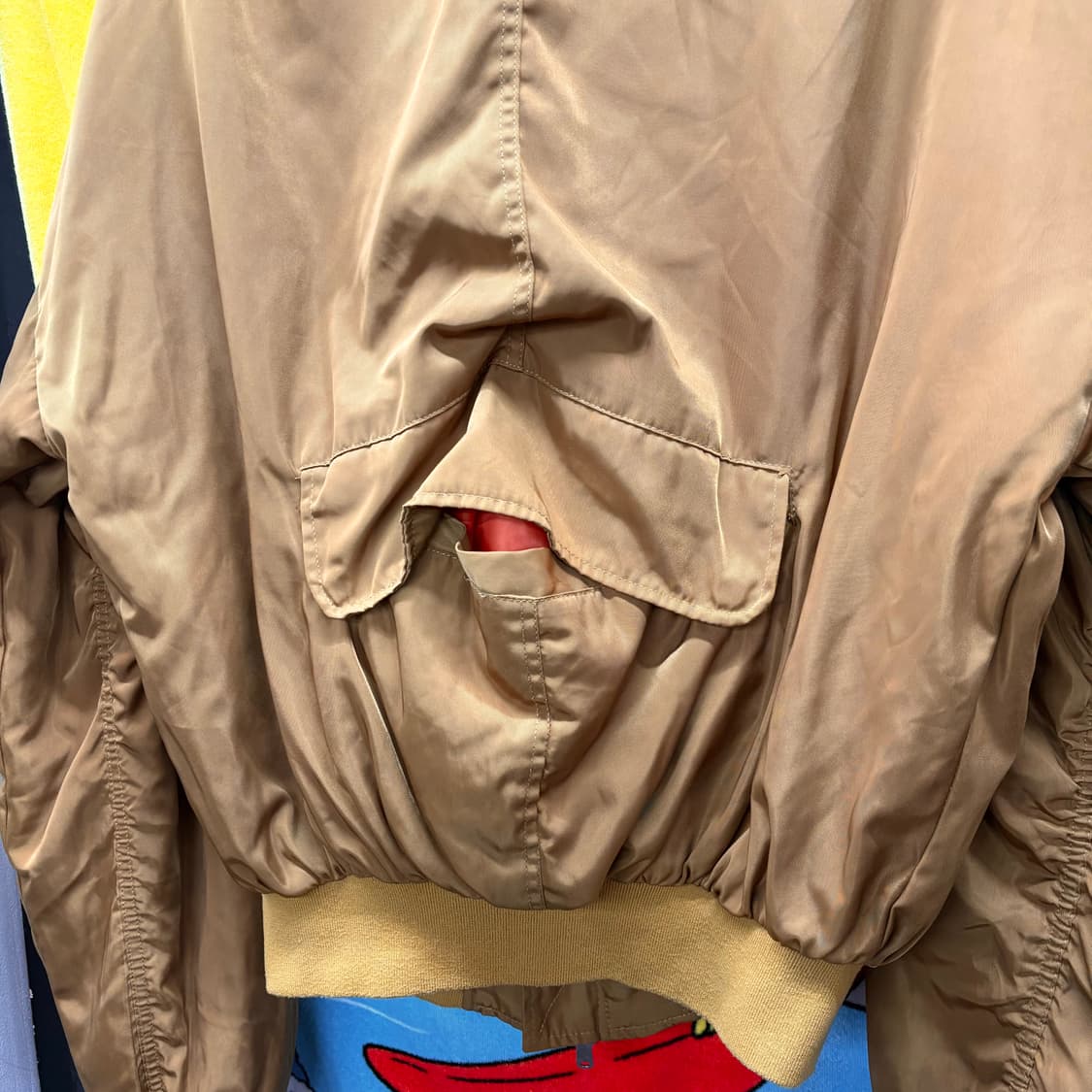 (XL) 빈티지 MA-1 스타일 플라이트 봄버 자켓 상품이미지5