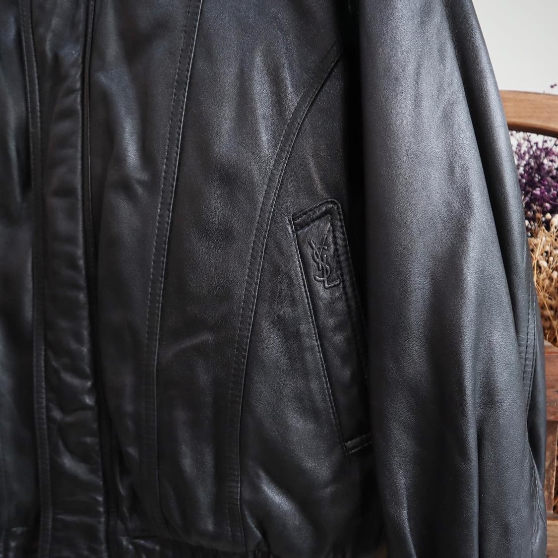 입생로랑 쉽스킨 레더 자켓  상품이미지6