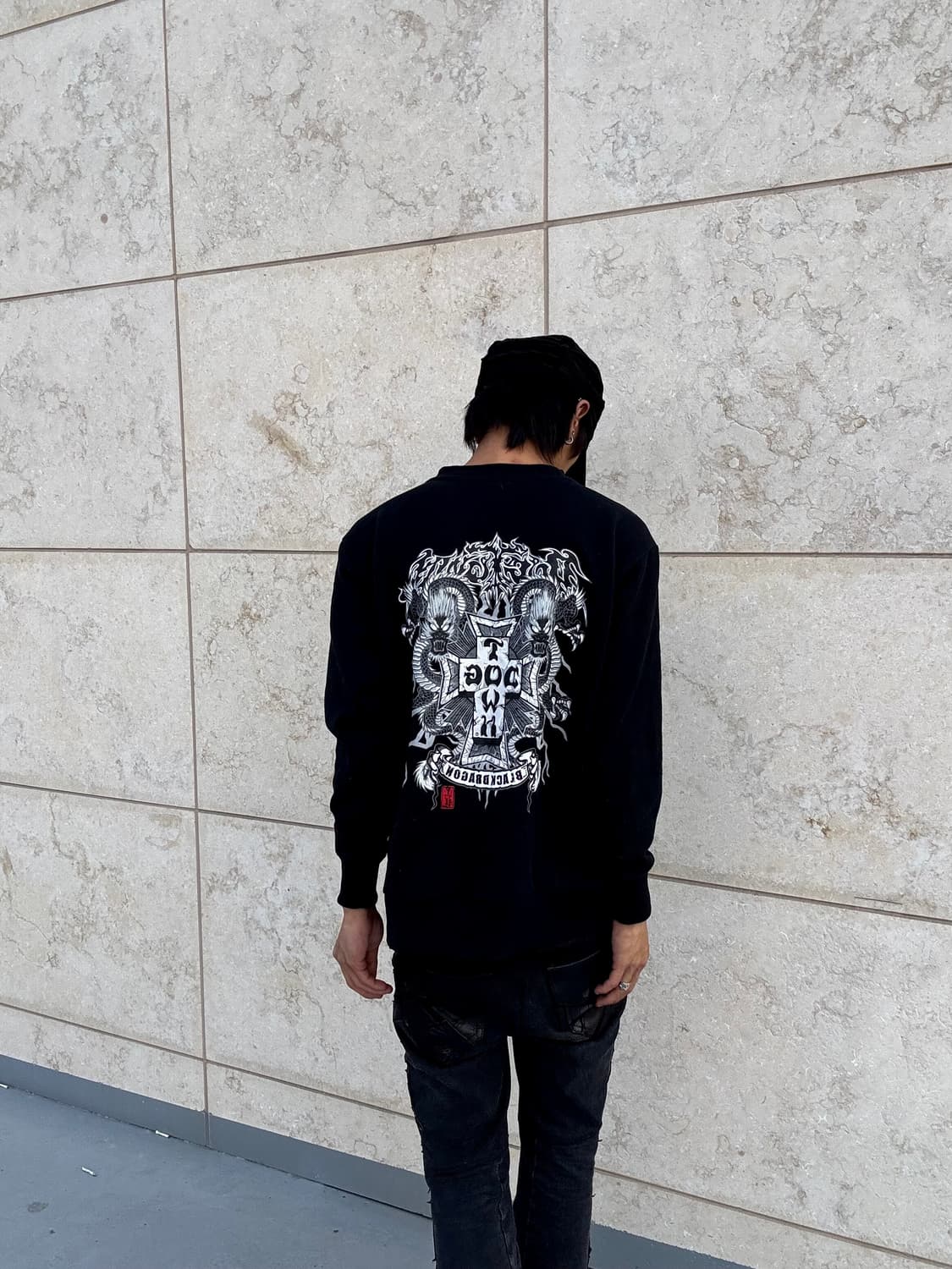 “Dogtown” 90’s BlackDragon Print Sleeve 상품이미지1