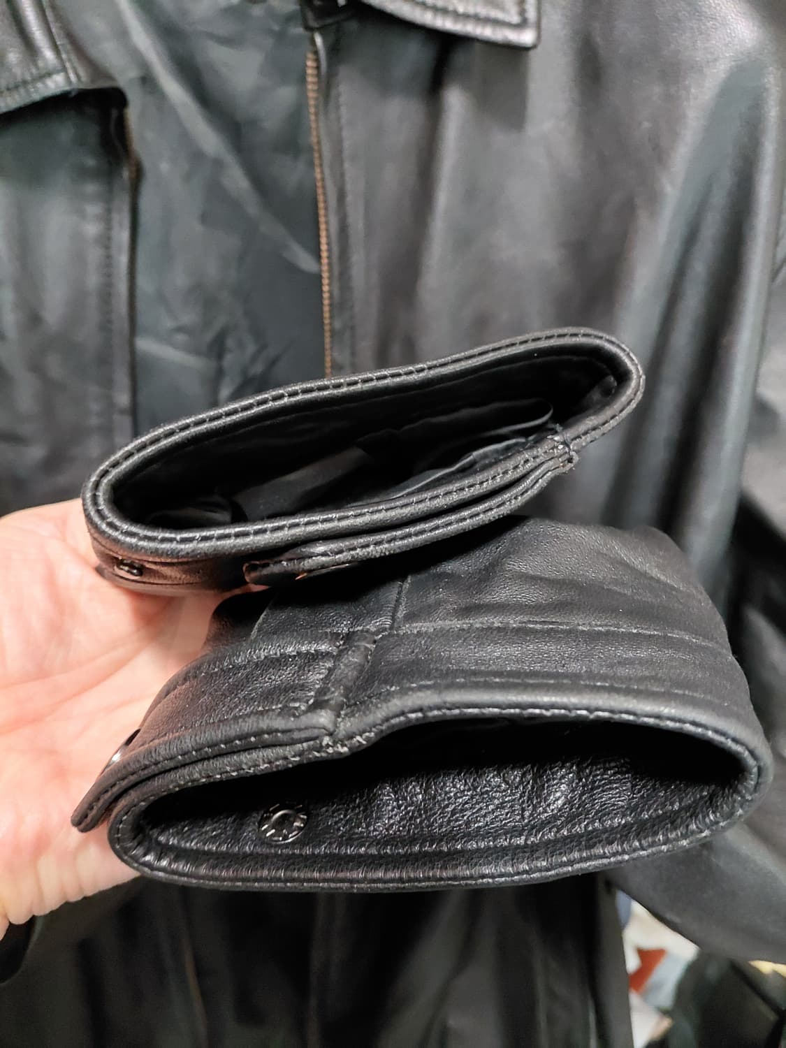 [레프트서울]양가죽 점퍼 L(105)사이즈  상품이미지9