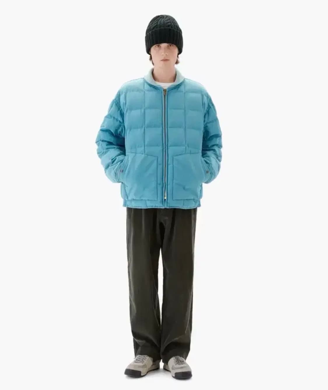 카키스 하이랜드 다운 자켓 (스카이) 상품이미지1