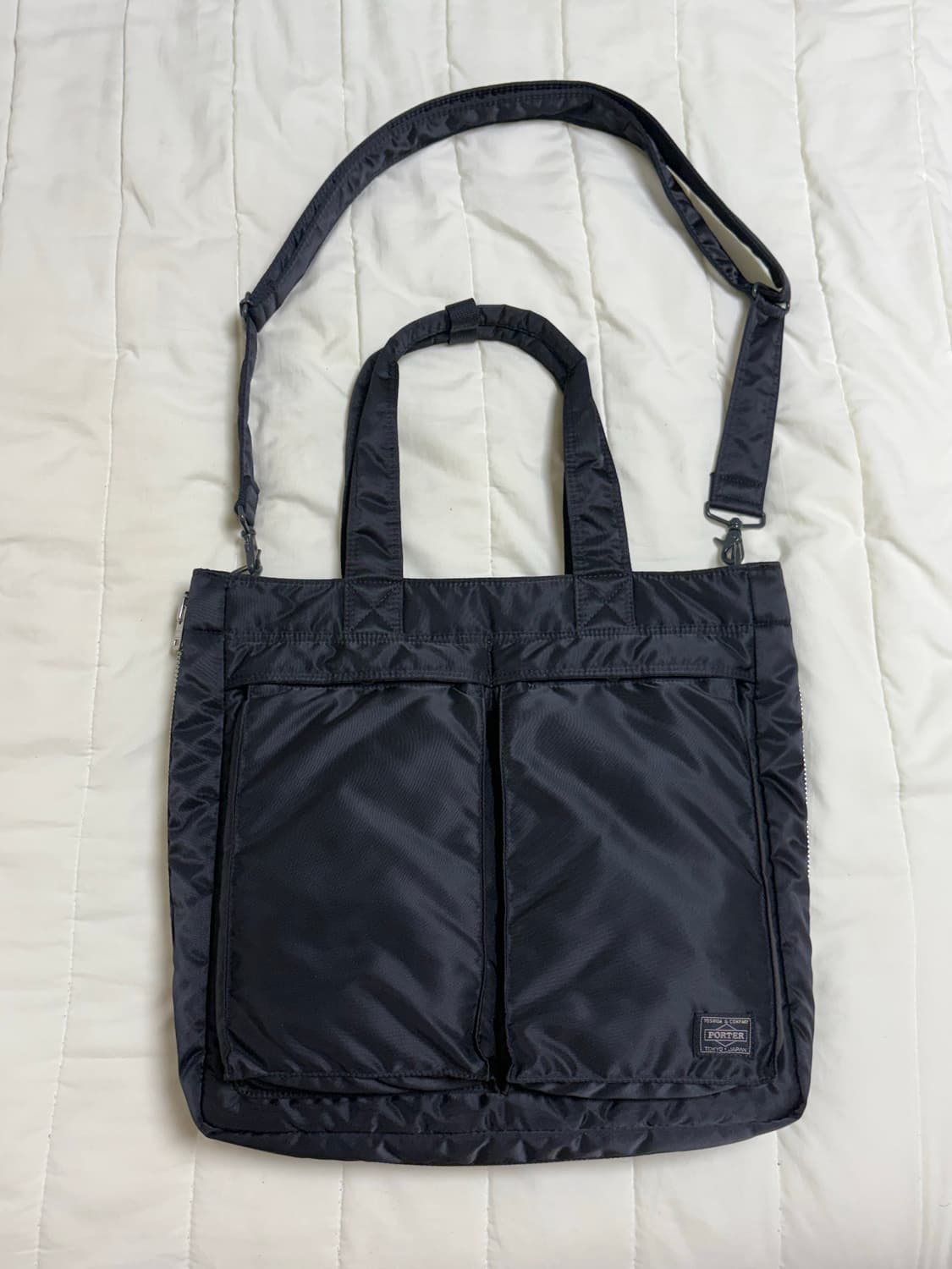 요시다포터 탱커 투웨이 토트백 블랙 상품이미지1