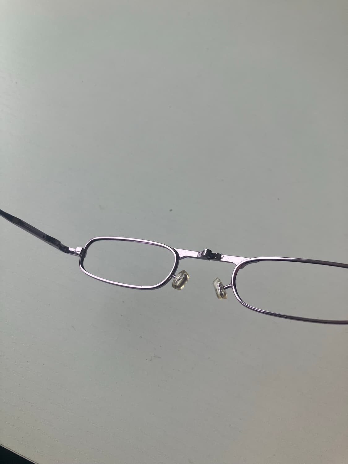 Japanese 90s 빈티지 레트로 나노 사이즈 메탈 폴더 안경테 상품이미지3