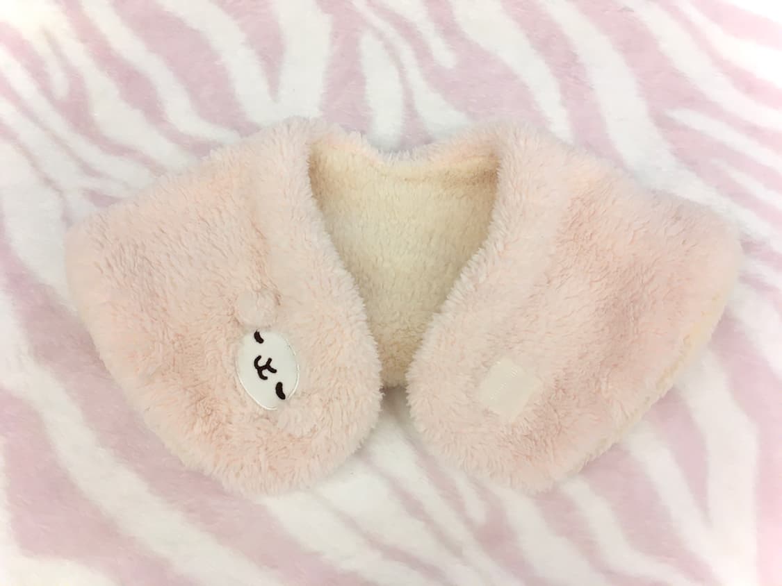 꿈꾸는 양 퍼 목도리 히메갸루 연핑크 머플러 조지후쿠 헤이세이 상품이미지3