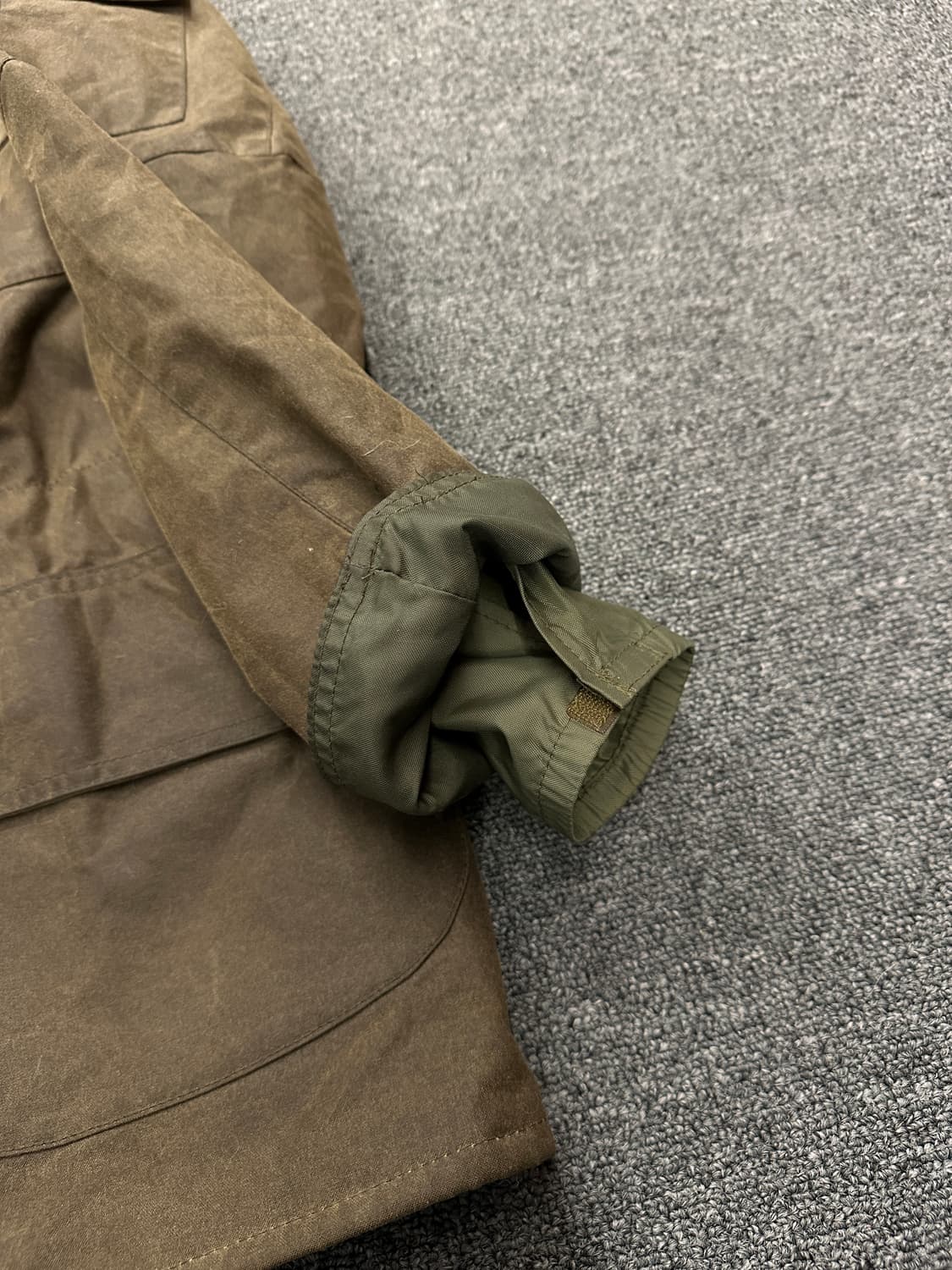 바버 유니온잭 그린 왁스자켓  상품이미지9