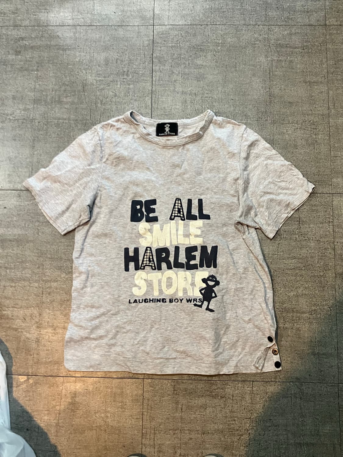 일본빈티지 Marlemstore 올드스쿨아메카지 바선생 반팔티셔츠 상품이미지1