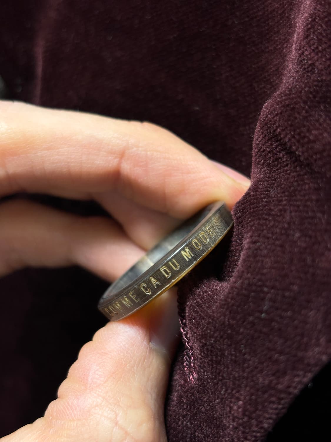 Comme ca du mode 벨루어 더블 브레스티드 자켓 상품이미지4