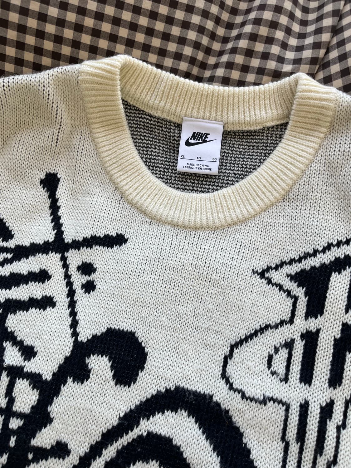 나이키 x 스투시 NRG 롱슬리브 니트 스웨터 파슬 / XL 상품이미지2
