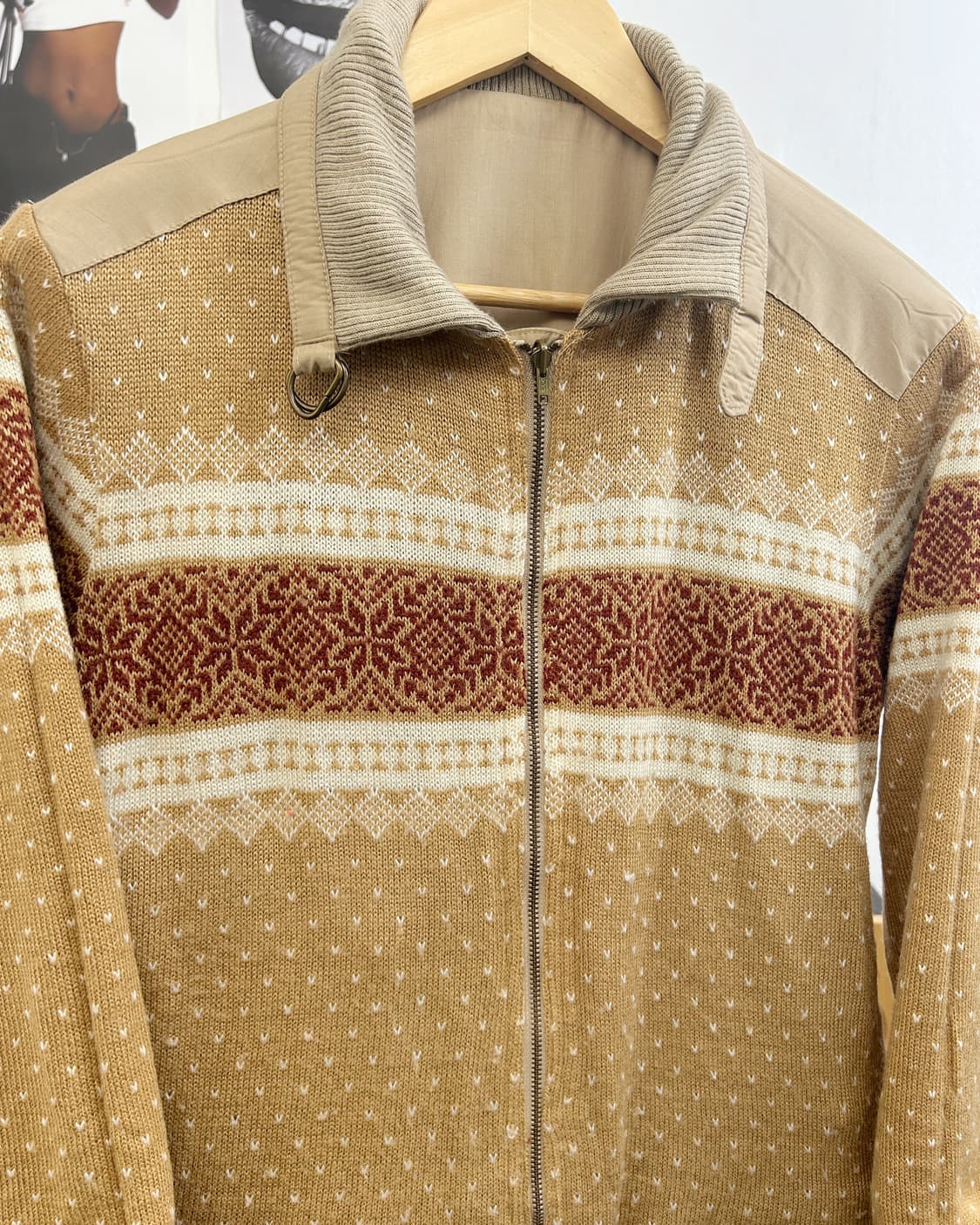 올드 빈티지 리버시블 코튼 블루종 자켓 상품이미지6