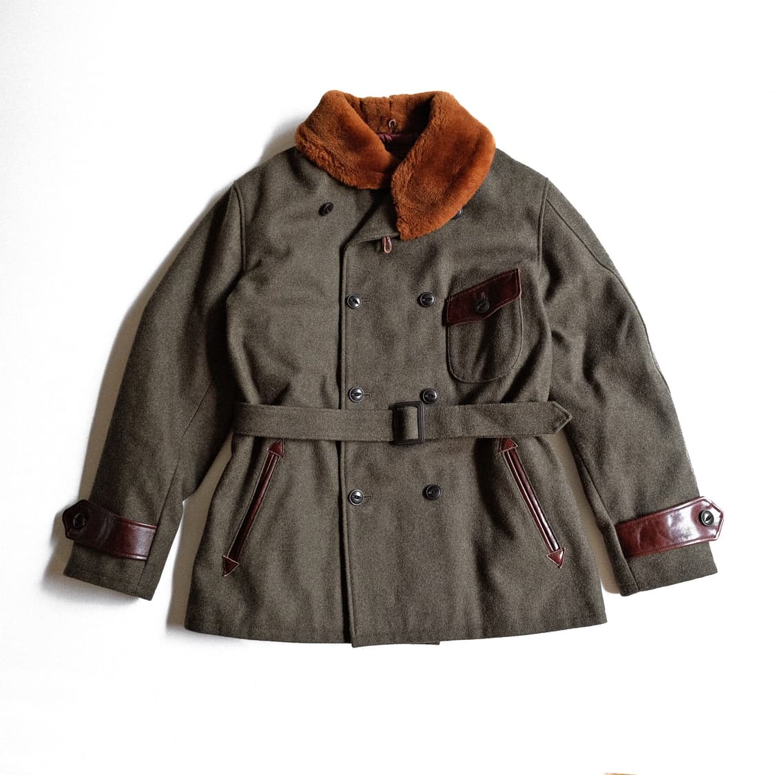 버즈릭슨 미해군 수송기용 플라잉 멜튼울코트 42사이즈 상품이미지4