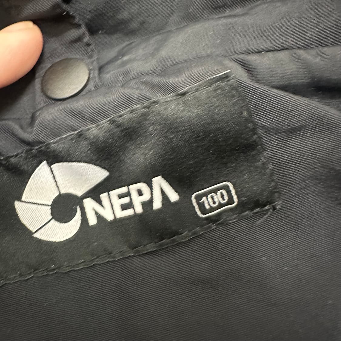 NEPA 네파 바람막이 자켓 블랙 100(L) 상품이미지9