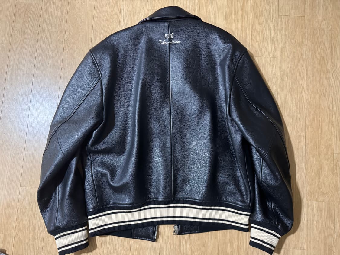키드슈퍼x브루클린 네츠 레더자켓(XL) 상품이미지2