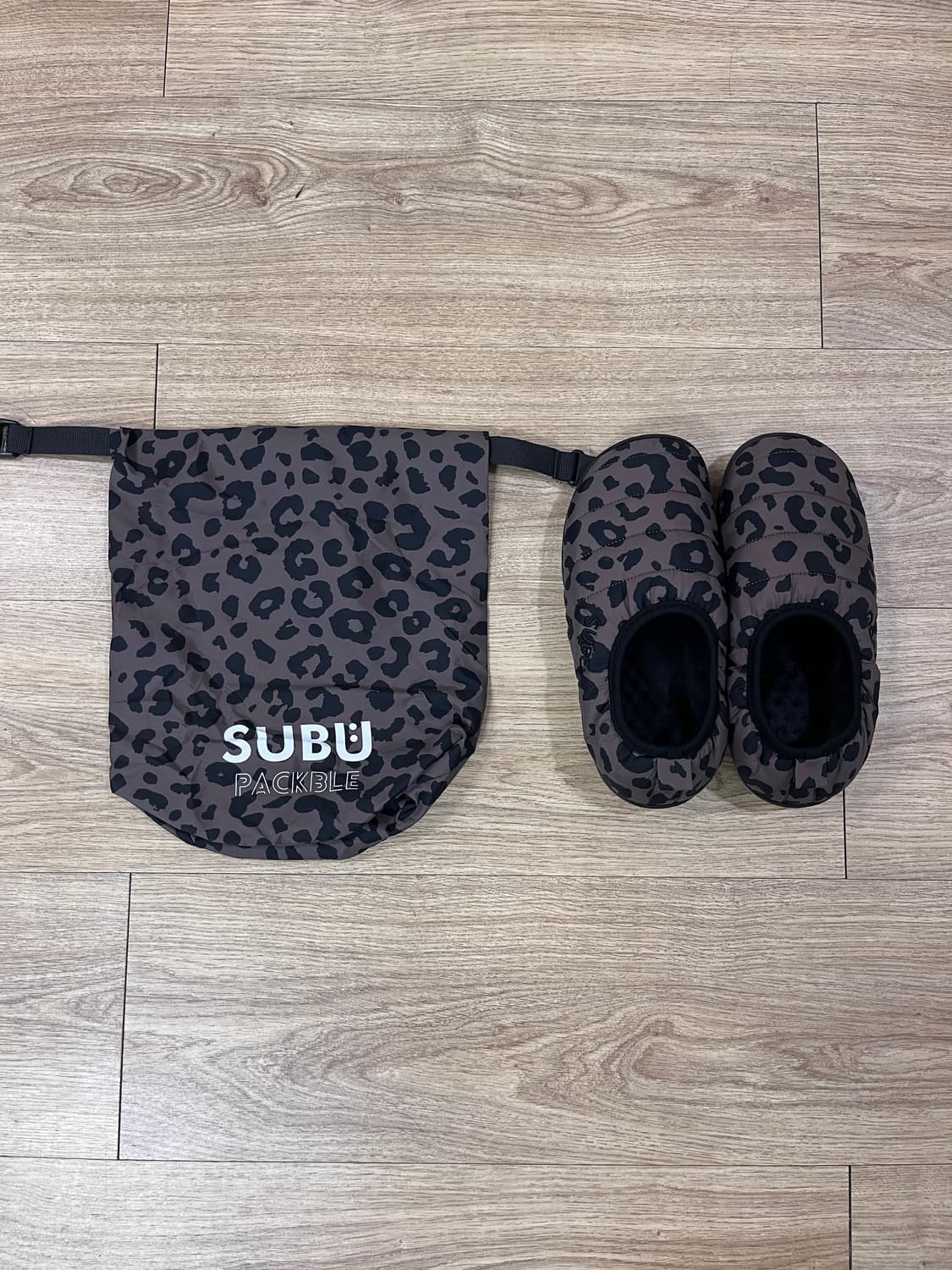 스부 패커블 샌달[레오파드 다크브라운/230~240] 상품이미지2