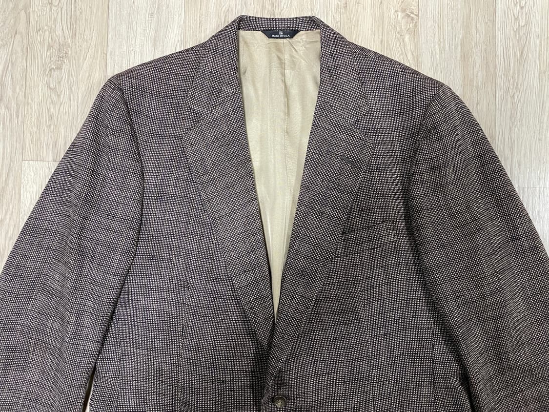 100) 80's 폴로 랄프로렌 체크 블레이저(미국제)RRL&LVC 상품이미지6
