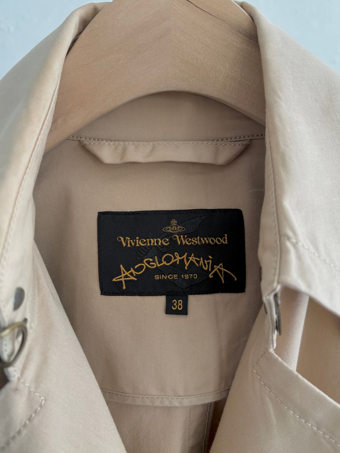 Vivienne Westwood 비비안웨스트우드 베이지 더블 코트 상품이미지5