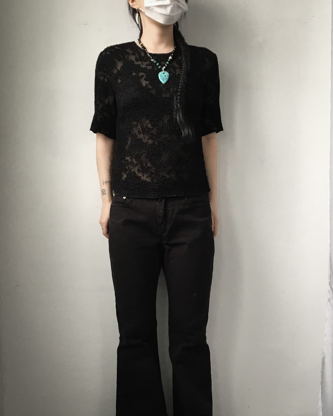 Pleats pattern top 상품이미지1