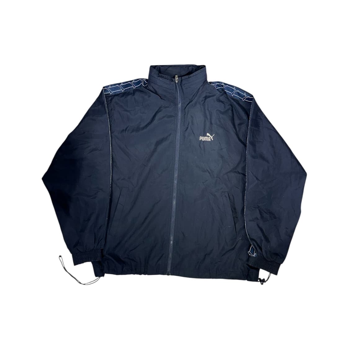 푸마 네이비 사이드 라인 바람막이 트랙 자켓 95 상품이미지5