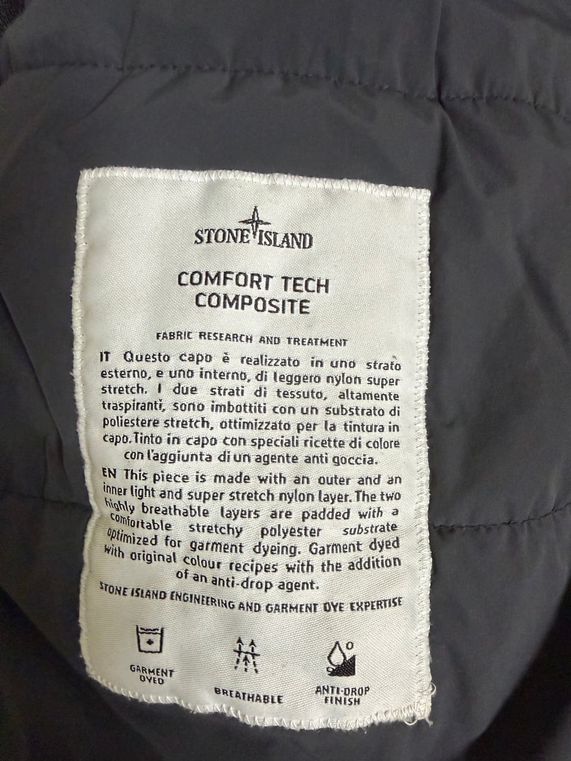 스톤아일랜드 컴포트 테크 경량패딩  M  상품이미지4