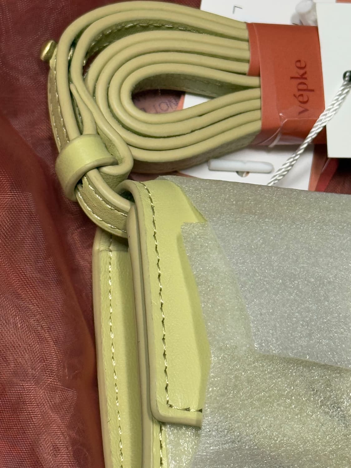 새상품) 아카이브앱크 오발카드백 버터 상품이미지6