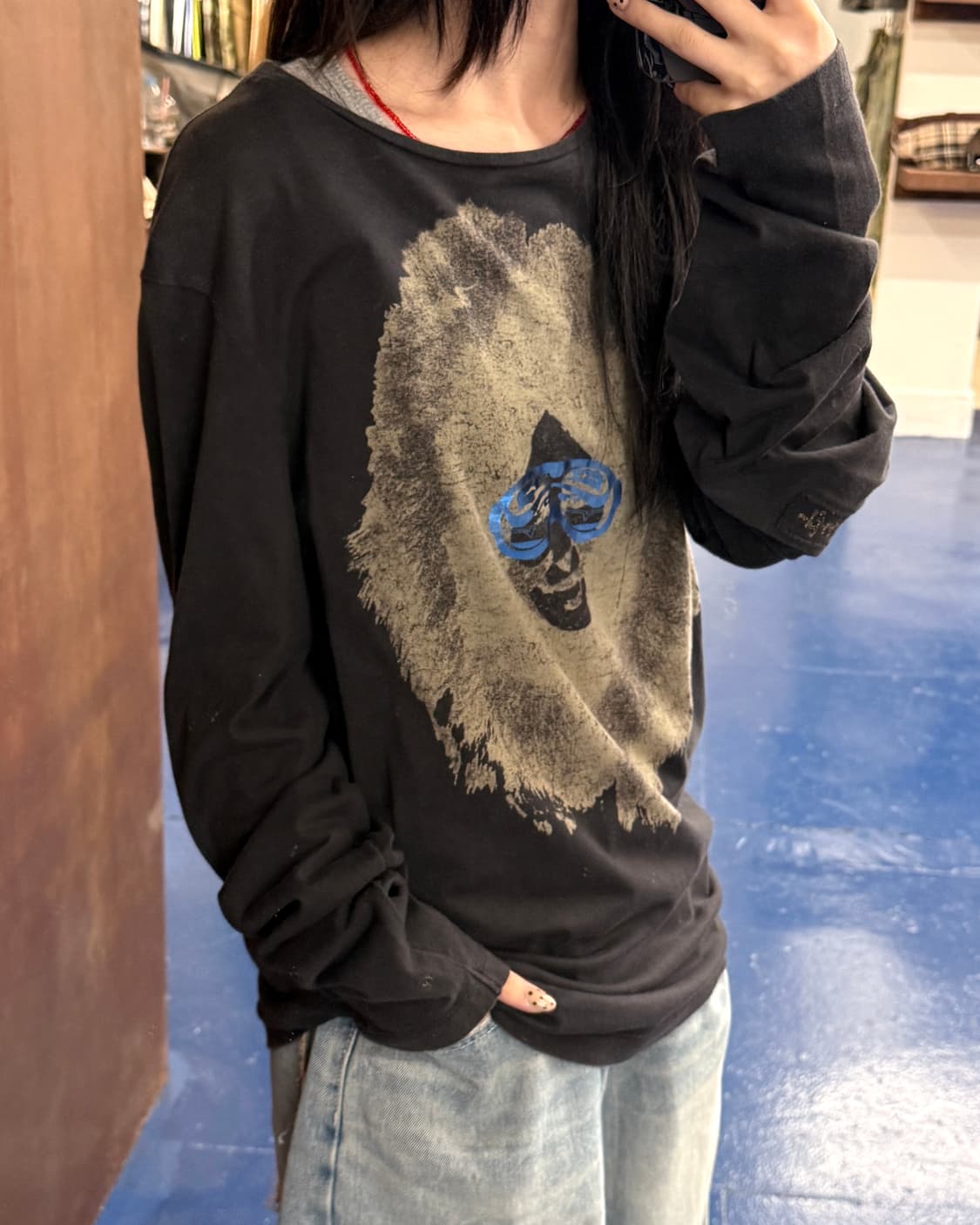 디젤 검정 롱슬리브 상품이미지2