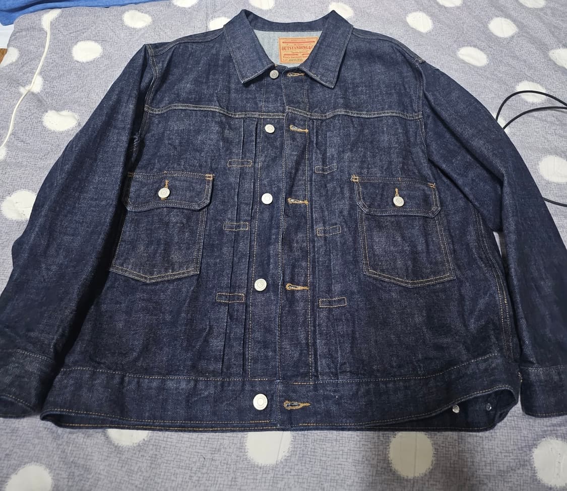 아웃스탠딩 2세대 셀비지 데님 자켓 (m) 상품이미지3