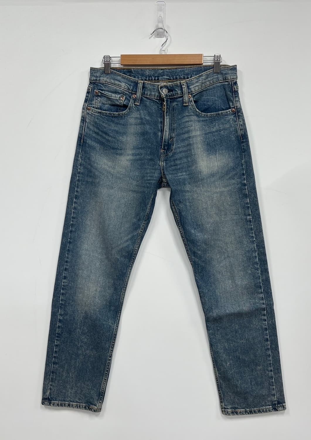 리바이스 502 레귤러 테이퍼드 워싱 데님 팬츠 상품이미지7