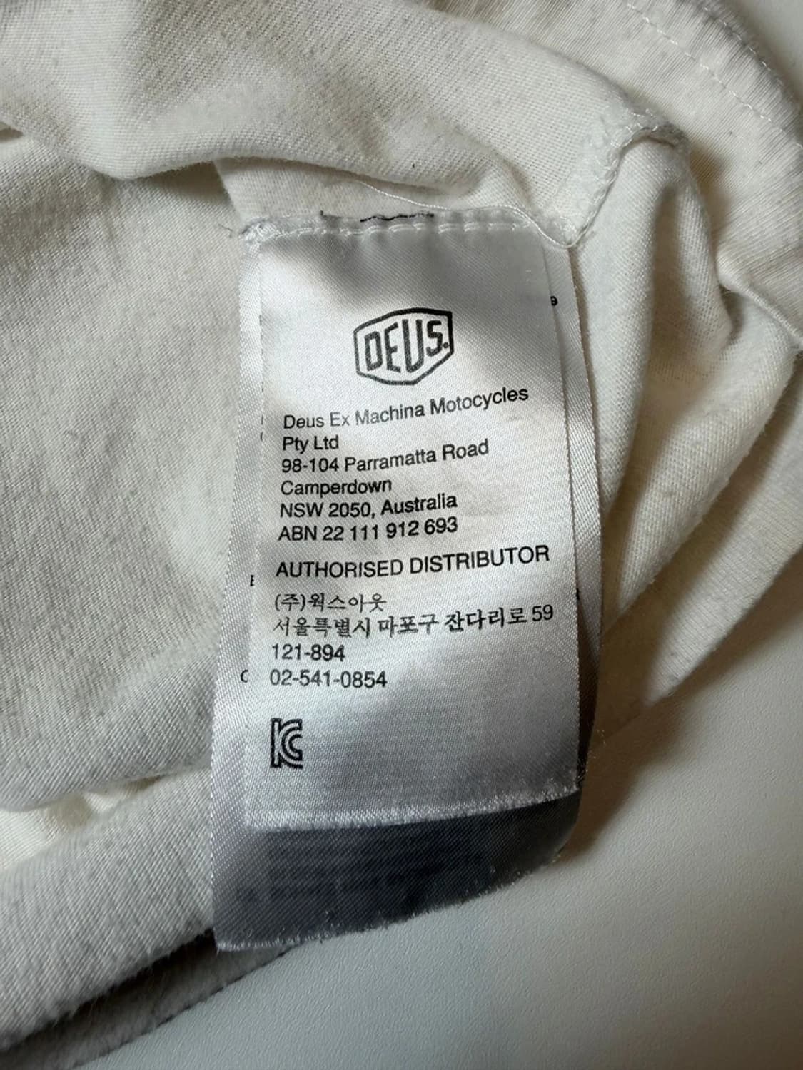 데우스 엑스 마키나 백 프린팅 반팔 티셔츠 PN9563 상품이미지9