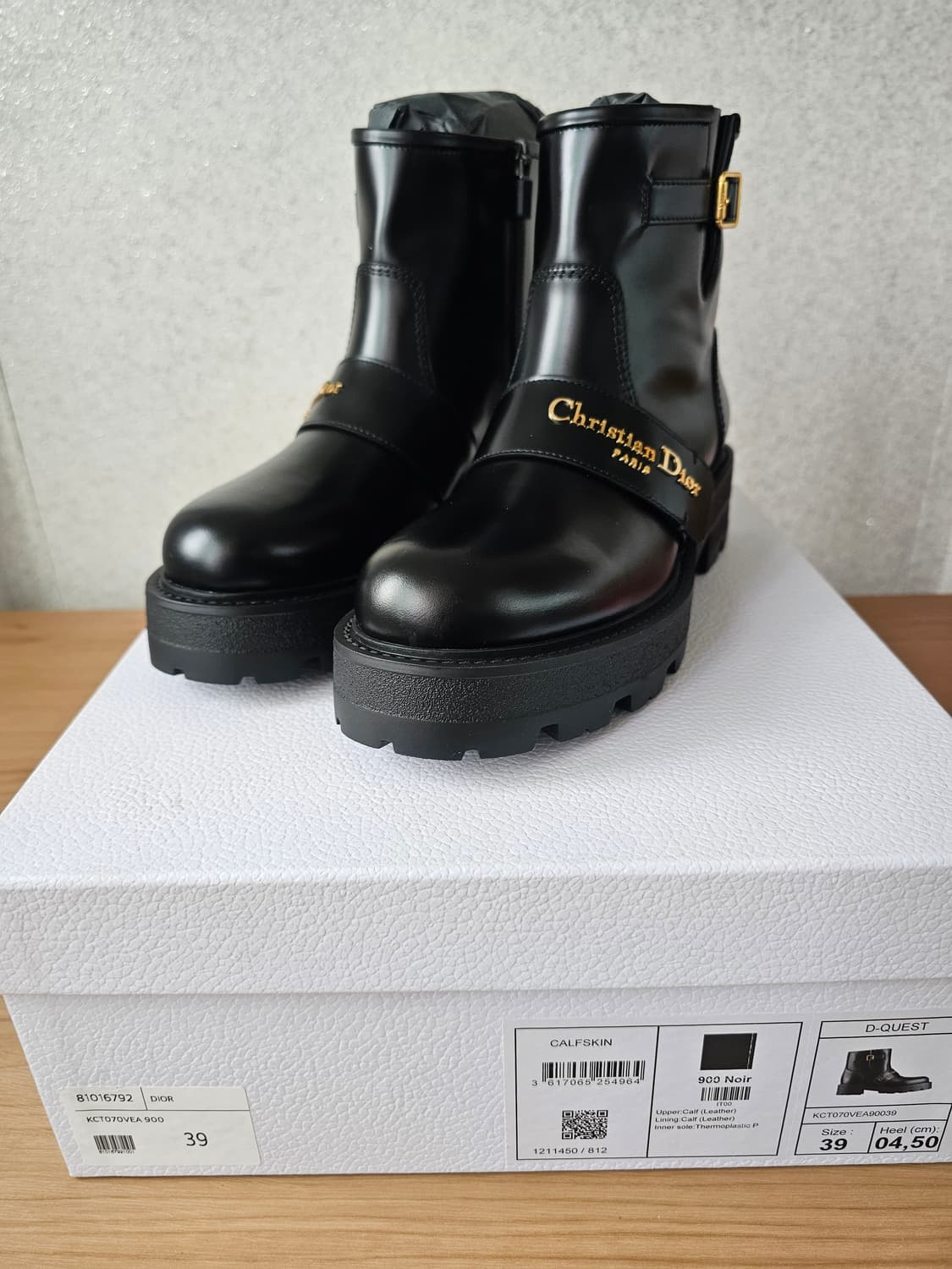 (일주일만 특가)새상품 디올 여성 D-Quest 앵클 부츠 상품이미지2