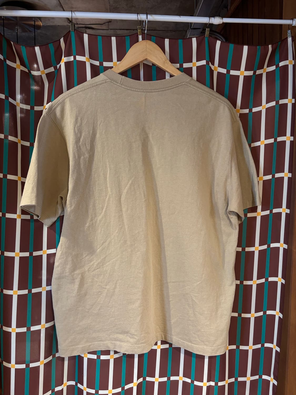 DANTON 단톤 포켓 반팔 티셔츠 베이지 상품이미지5